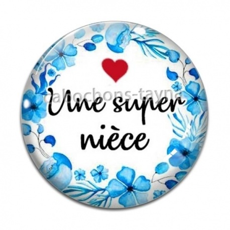 Cabochon Verre - une super nièce