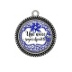 Pendentif Cabochon Argent - une nièce super chouette