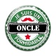 Cabochon Verre - je suis un oncle formidable