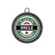 Pendentif Cabochon Argent - je suis un oncle formidable