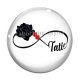 Cabochon Verre - signe infini