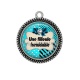 Pendentif Cabochon Argent - une filleule formidable