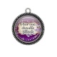 Pendentif Cabochon Argent - pour une chouette filleule