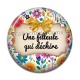 Cabochon Résine - une filleule qui déchire