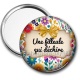 Miroir de poche - une filleule qui déchire