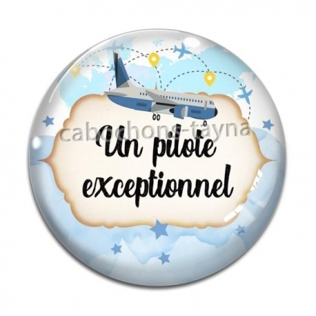 Cabochon Verre - un pilote exeptionnel