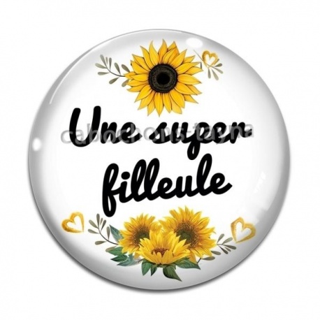 Cabochon Verre - une super filleule