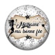Cabochon Résine - marraine ma bonne fée