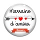 Cabochon Verre - marraine d'amour forever