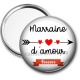 Miroir de poche - marraine d'amour forever