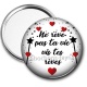 Miroir de poche - ne rêve pas ta vie, vis tes rêves