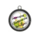 Pendentif Cabochon Argent - marraine championne de mojito