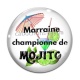 Cabochon Verre - marraine championne de mojito