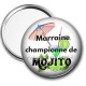 Miroir de poche - marraine championne de mojito