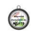 Pendentif Cabochon Argent - marraine championne de mojito