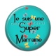 Cabochon Résine - je suis une super marraine