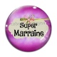 Cabochon Verre - super marraine