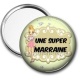 Miroir de poche - super marraine