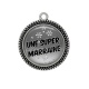 Pendentif Cabochon Argent - super marraine