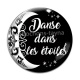 Cabochon Verre - danse dans les étoiles