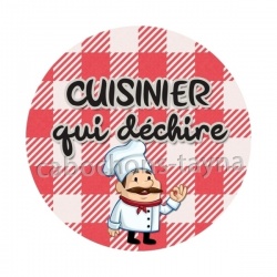 cuisinier qui déchire