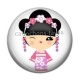 Cabochon Résine - kokeshi