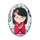 Cabochon Verre Ovale - kokeshi