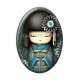Cabochon Résine Ovale - kokeshi