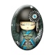 Cabochon Verre Ovale - kokeshi