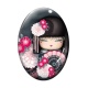 Cabochon Verre Ovale - kokeshi