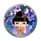 Cabochon Verre - kokeshi