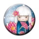 Cabochon Verre - kokeshi