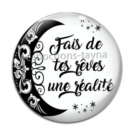 Cabochon Verre - fais de tes rêves une réalité