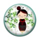 Cabochon Résine - kokeshi