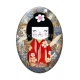 Cabochon Verre Ovale - kokeshi