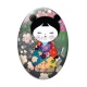 Cabochon Verre Ovale - kokeshi