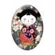 Cabochon Verre Ovale - kokeshi