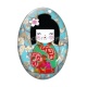 Cabochon Verre Ovale - kokeshi