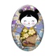 Cabochon Verre Ovale - kokeshi