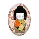 Cabochon Verre Ovale - kokeshi