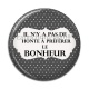 Cabochon Résine - il n'y a pas de honte à préférer le bonheur