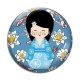 Cabochon Verre - kokeshi