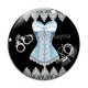 Cabochon Verre - corsé