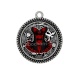 Pendentif Cabochon Argent - corsé