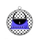 Pendentif Cabochon Argent - sac
