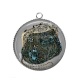 Pendentif Cabochon Argent - sac