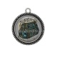 Pendentif Cabochon Argent - sac