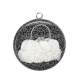 Pendentif Cabochon Argent - sac