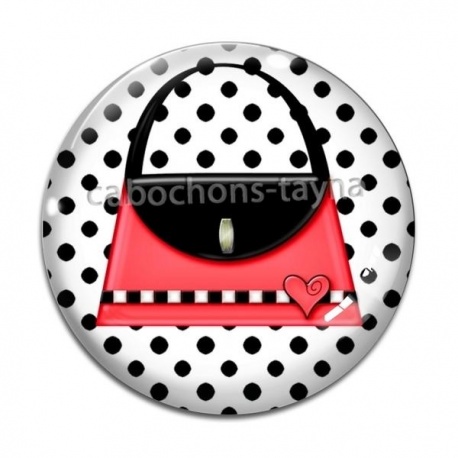 Cabochon Verre - sac