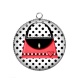 Pendentif Cabochon Argent - sac